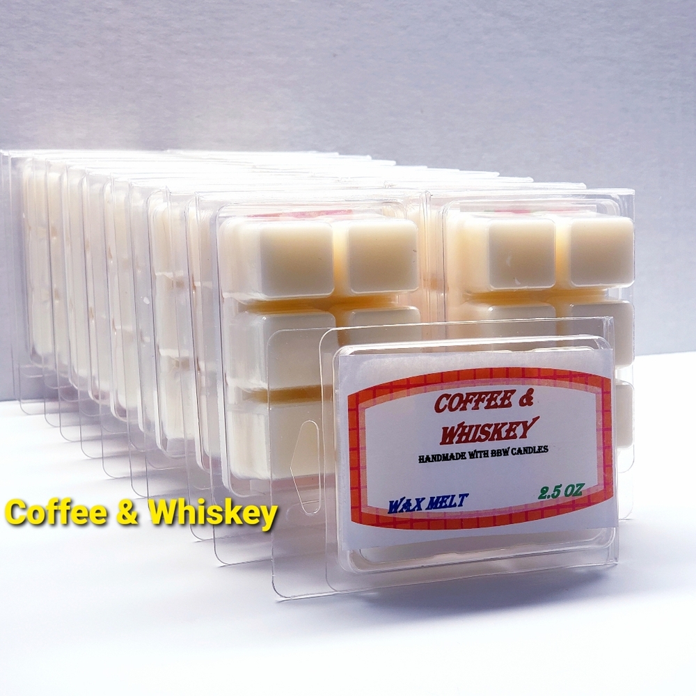 COFFEE & WHISKEY -Bath & Body Works Candle Wax Melts- $8 per pack